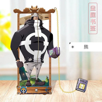 ONE PIECE Metal Bookmarks with Various Design Characters for Anime Fans