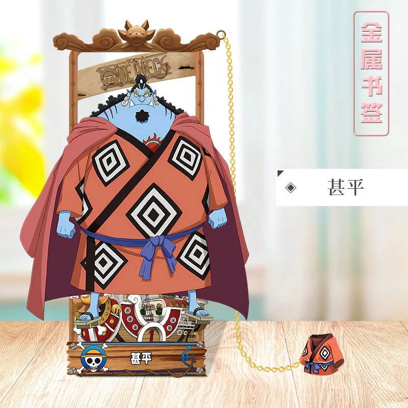 ONE PIECE Metal Bookmarks with Various Design Characters for Anime Fans