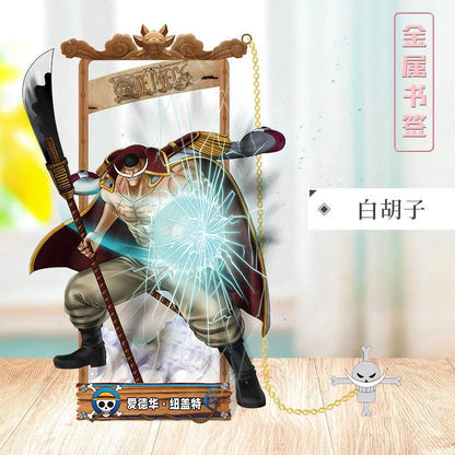 ONE PIECE Metal Bookmarks with Various Design Characters for Anime Fans