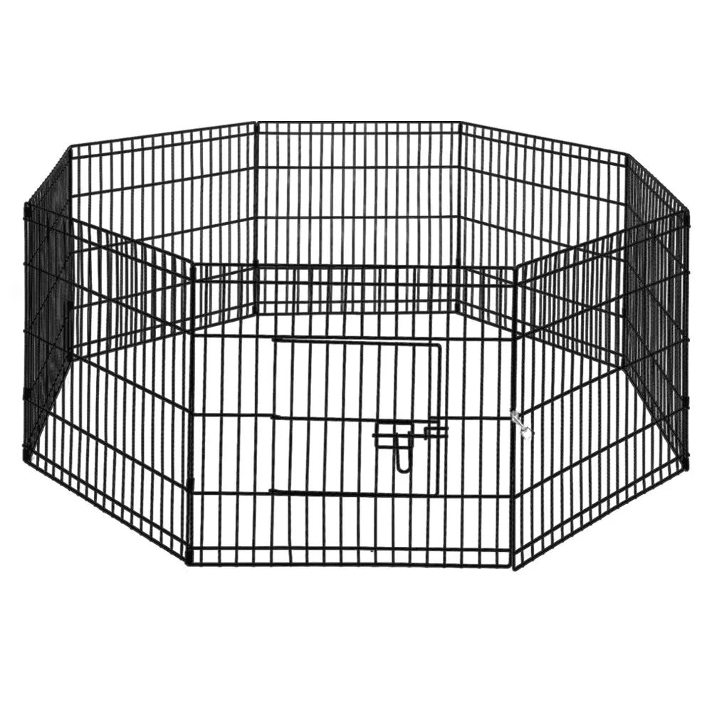 i.Pet 2X24" 8 Panel Pet Dog Playpen Puppy Exercise Cage Enclosure