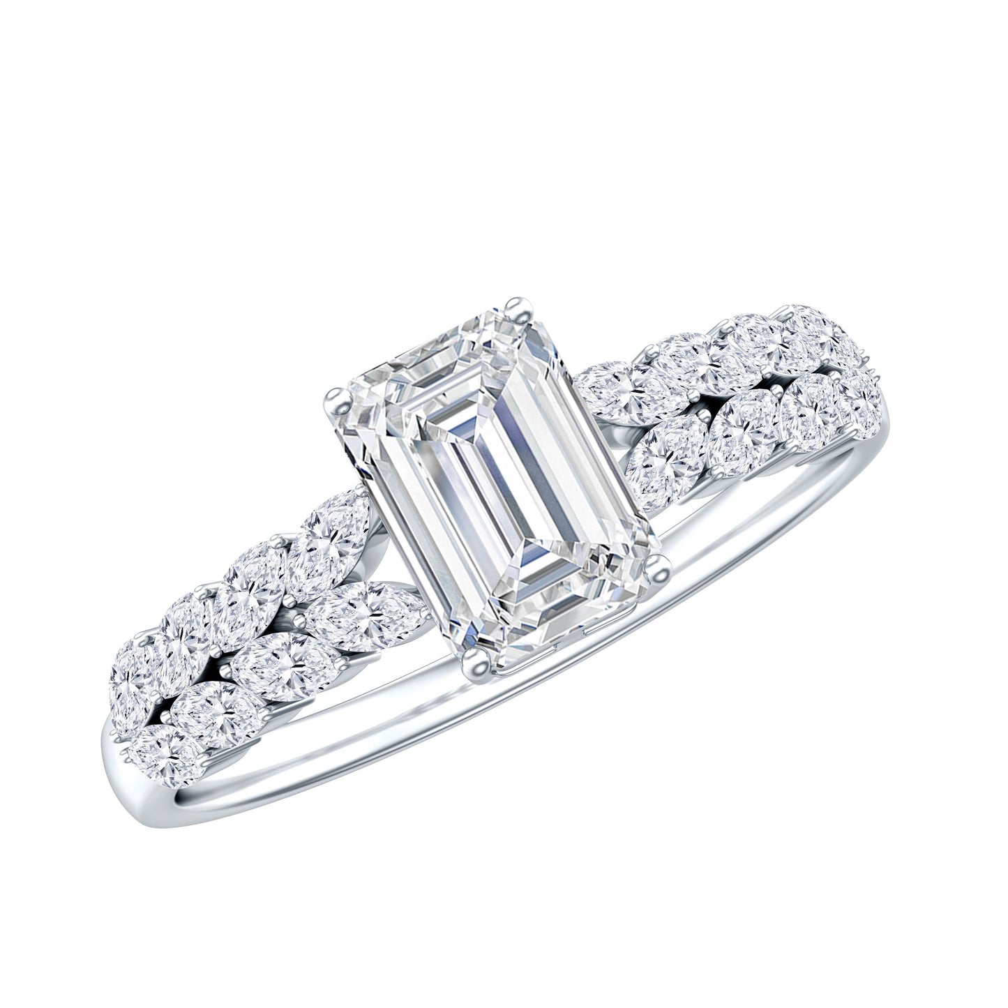 2 Carat Lab Grown Diamond Ring For Women With Certificate
