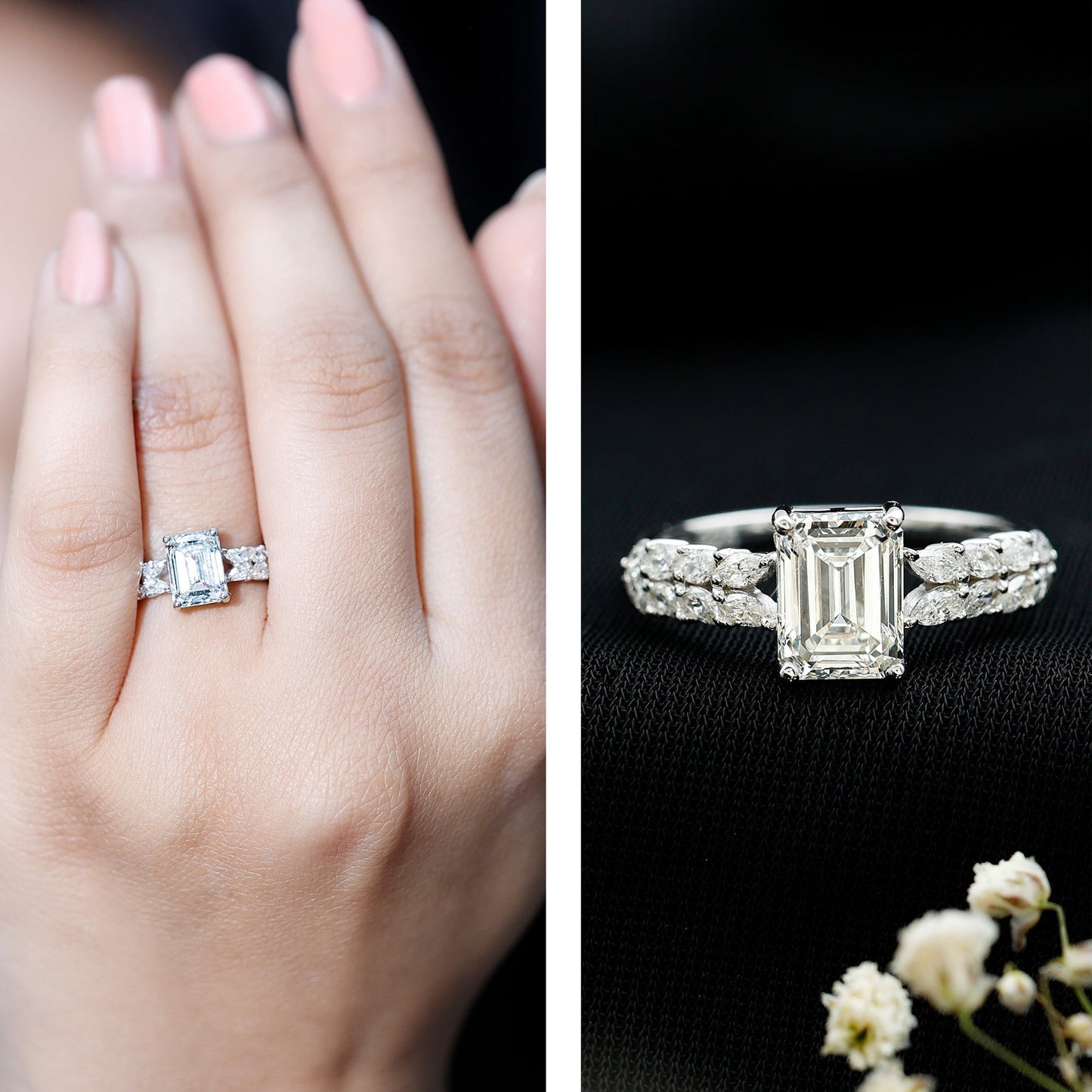 2 Carat Lab Grown Diamond Ring For Women With Certificate