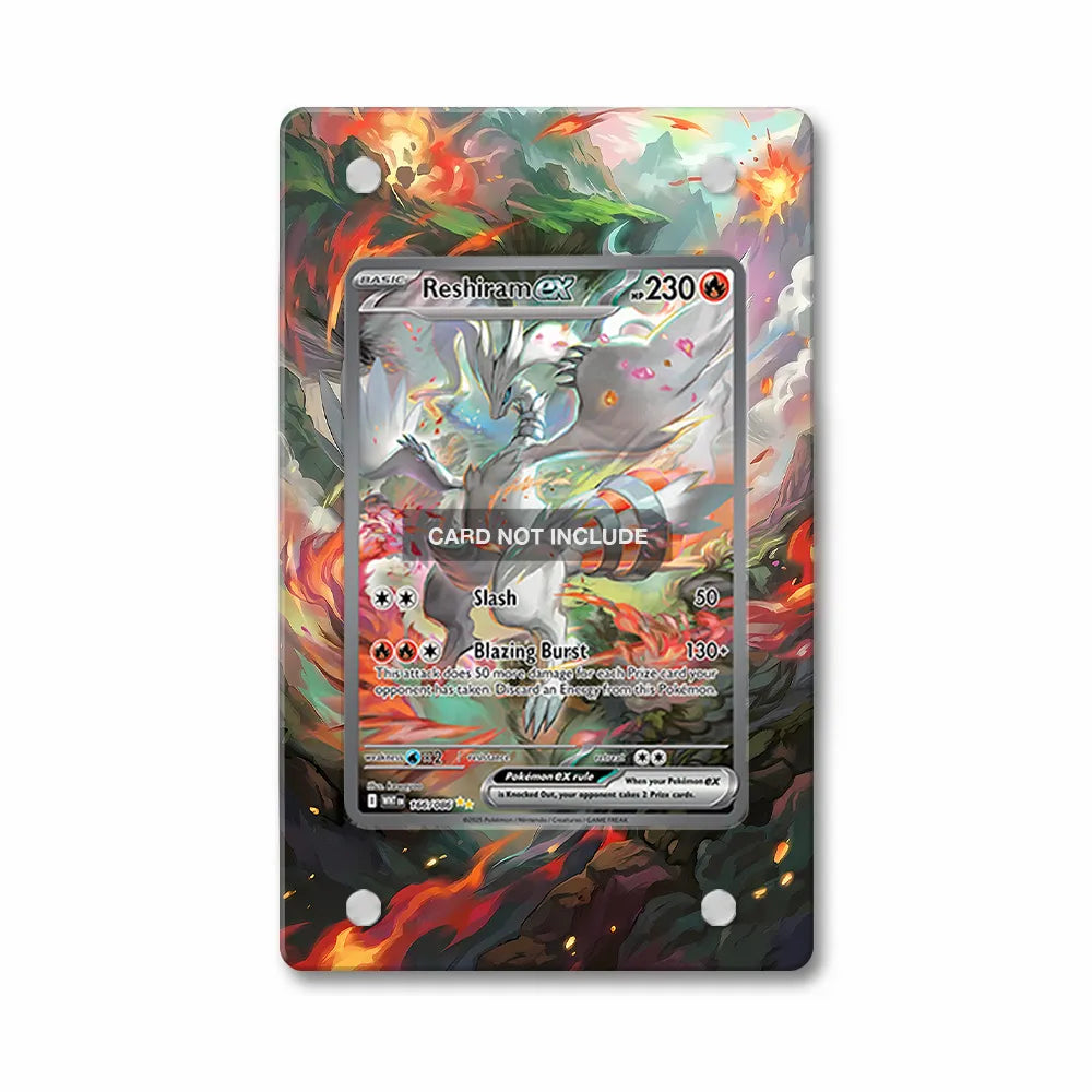 Reshiram ex 166-086 SIR SAR White Flare Extended Art Display Cases