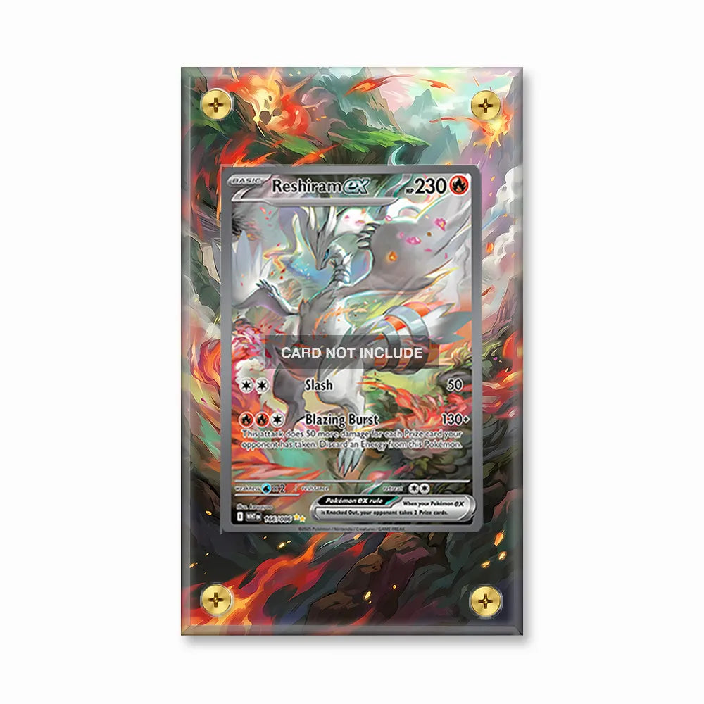 Reshiram ex 166-086 SIR SAR White Flare Extended Art Display Cases