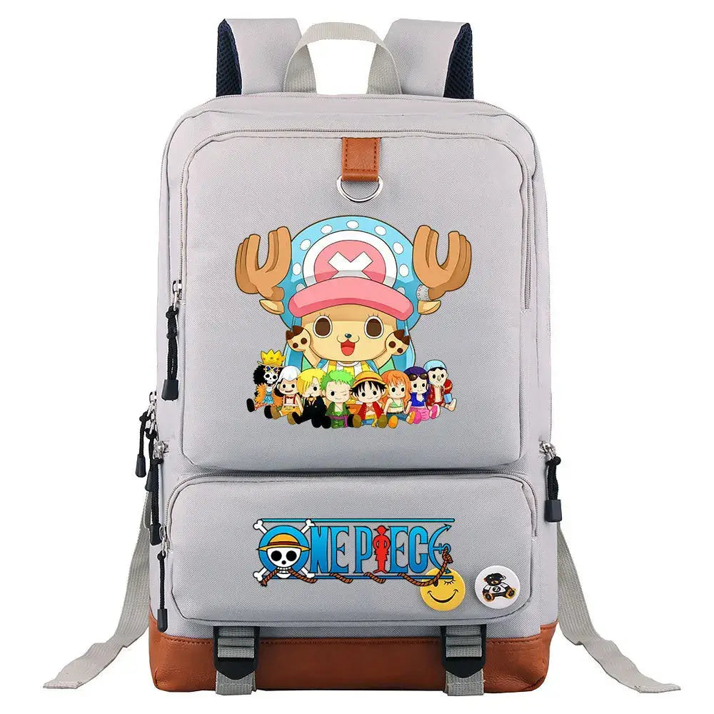 One Piece Luffy Printed Unisex Backpack School Travel Bag