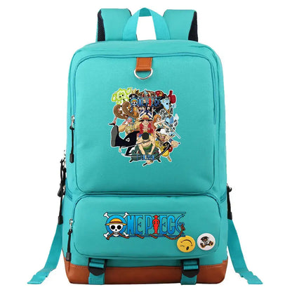 One Piece Luffy Printed Unisex Backpack School Travel Bag