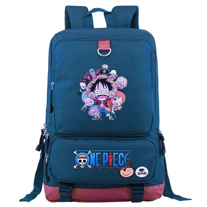 One Piece Luffy Printed Unisex Backpack School Travel Bag