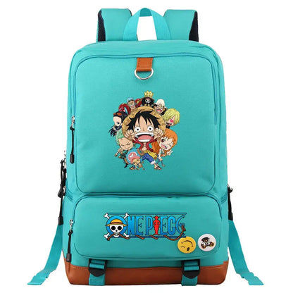 One Piece Luffy Printed Unisex Backpack School Travel Bag