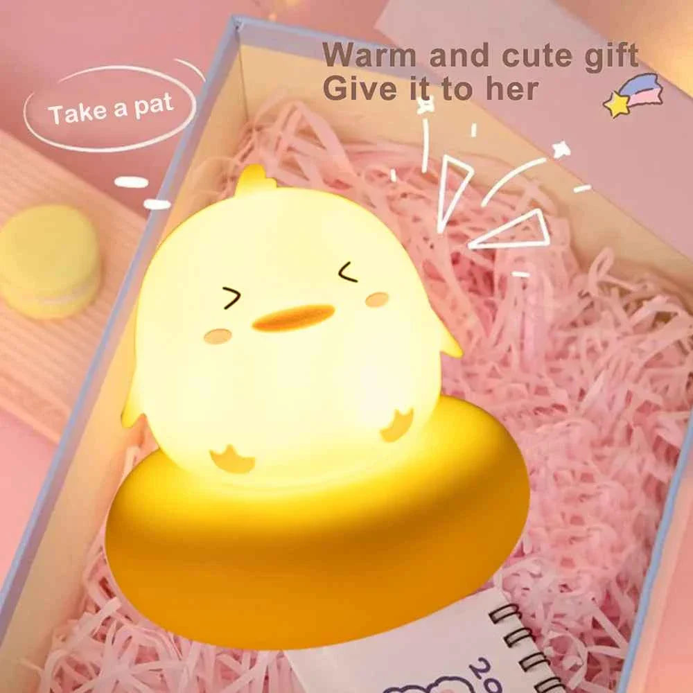 Cute Animal Night Light for Kids - 3 Level Dimmable Nursery Sleeping Lamp