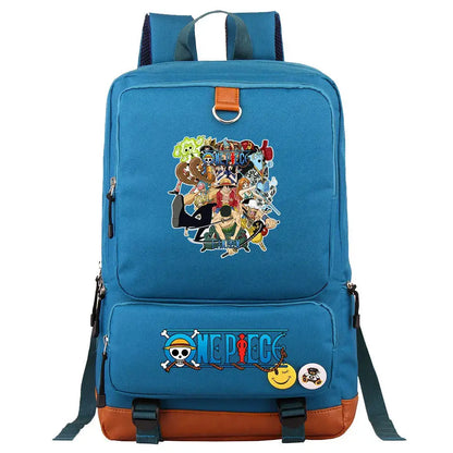 One Piece Luffy Printed Unisex Backpack School Travel Bag