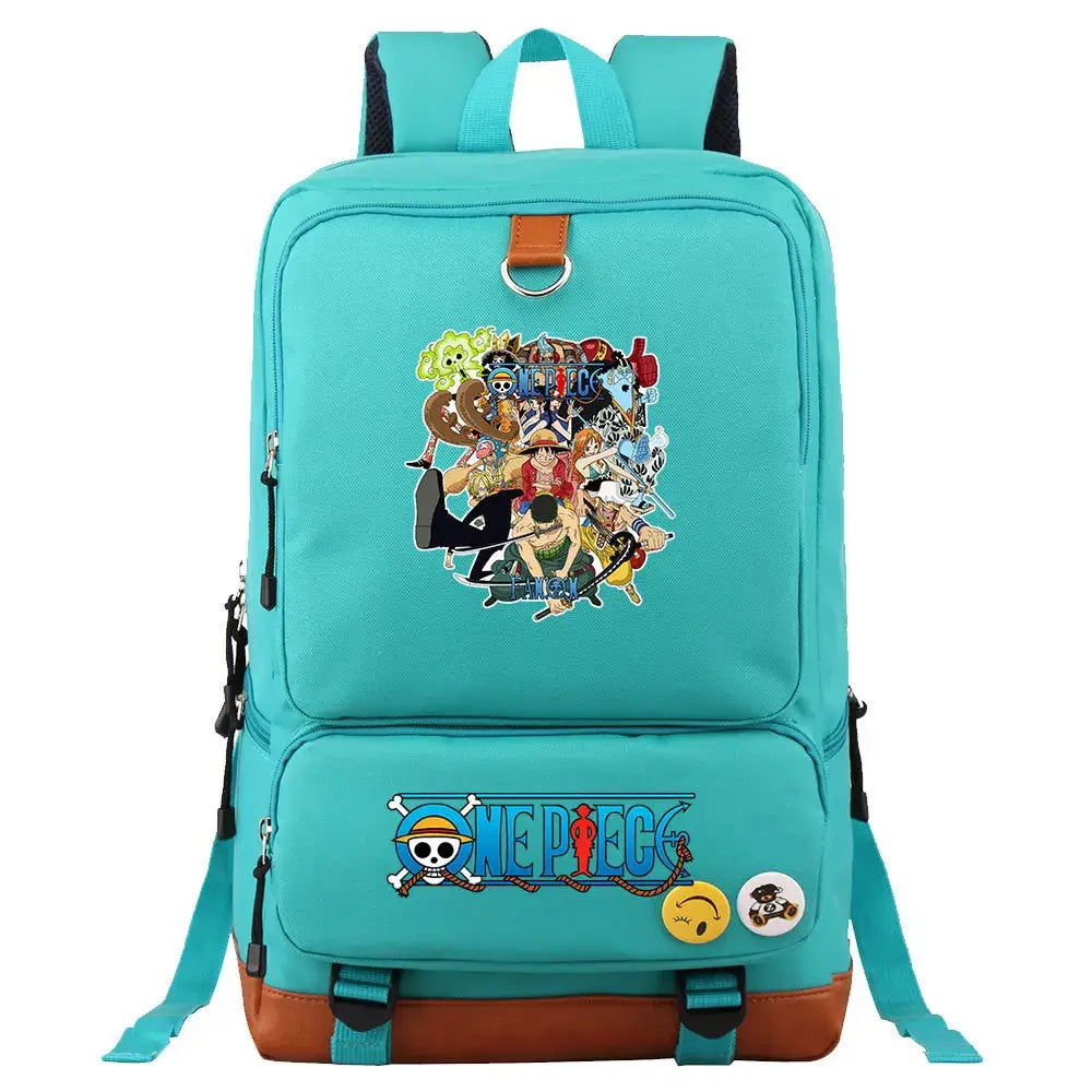 One Piece Luffy Printed Unisex Backpack School Travel Bag