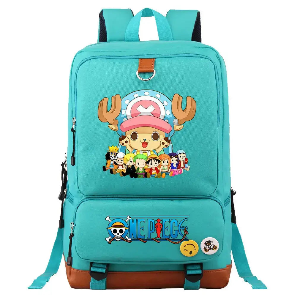 One Piece Luffy Printed Unisex Backpack School Travel Bag