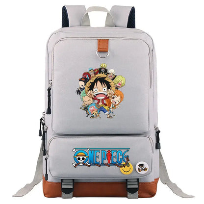 One Piece Luffy Printed Unisex Backpack School Travel Bag