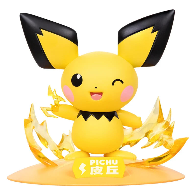 18 Styles Of Pokemon Anime Figures, Pikachu Mew Gardevoir Pichu Action Figurines