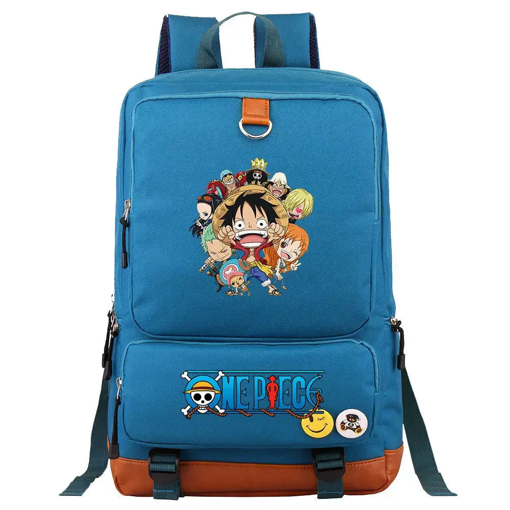 One Piece Luffy Printed Unisex Backpack School Travel Bag