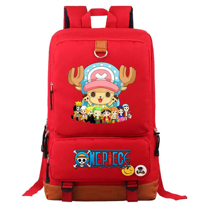 One Piece Luffy Printed Unisex Backpack School Travel Bag
