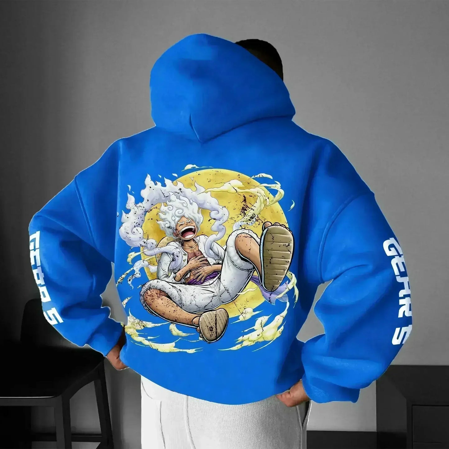 One Piece Luffy Sweatshirt Summer Casual Cotton