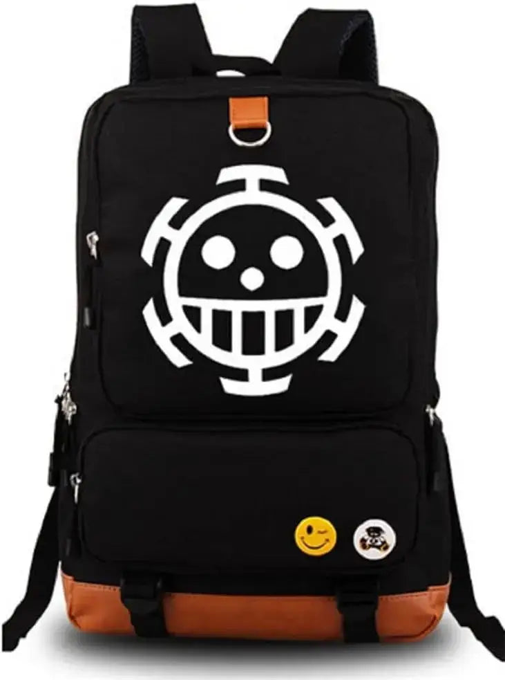 One Piece Luffy Printed Unisex Backpack School Travel Bag
