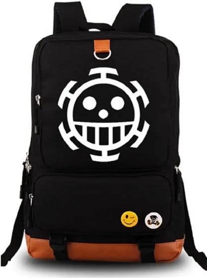 One Piece Luffy Printed Unisex Backpack School Travel Bag