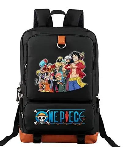 One Piece Luffy Printed Unisex Backpack School Travel Bag