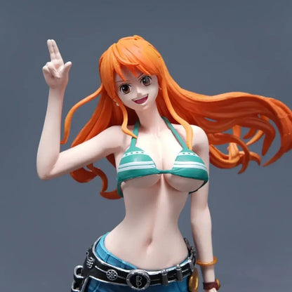 One Piece Nami Figure: 22cm Cat Burglar Anime Statue