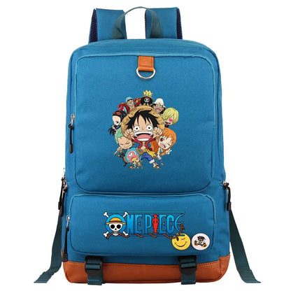 One Piece Luffy Printed Unisex Backpack School Travel Bag
