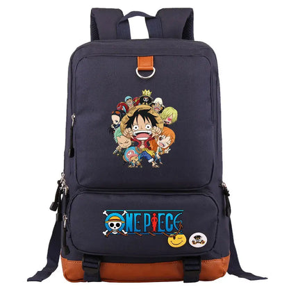 One Piece Luffy Printed Unisex Backpack School Travel Bag