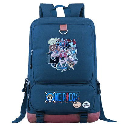 One Piece Luffy Printed Unisex Backpack School Travel Bag