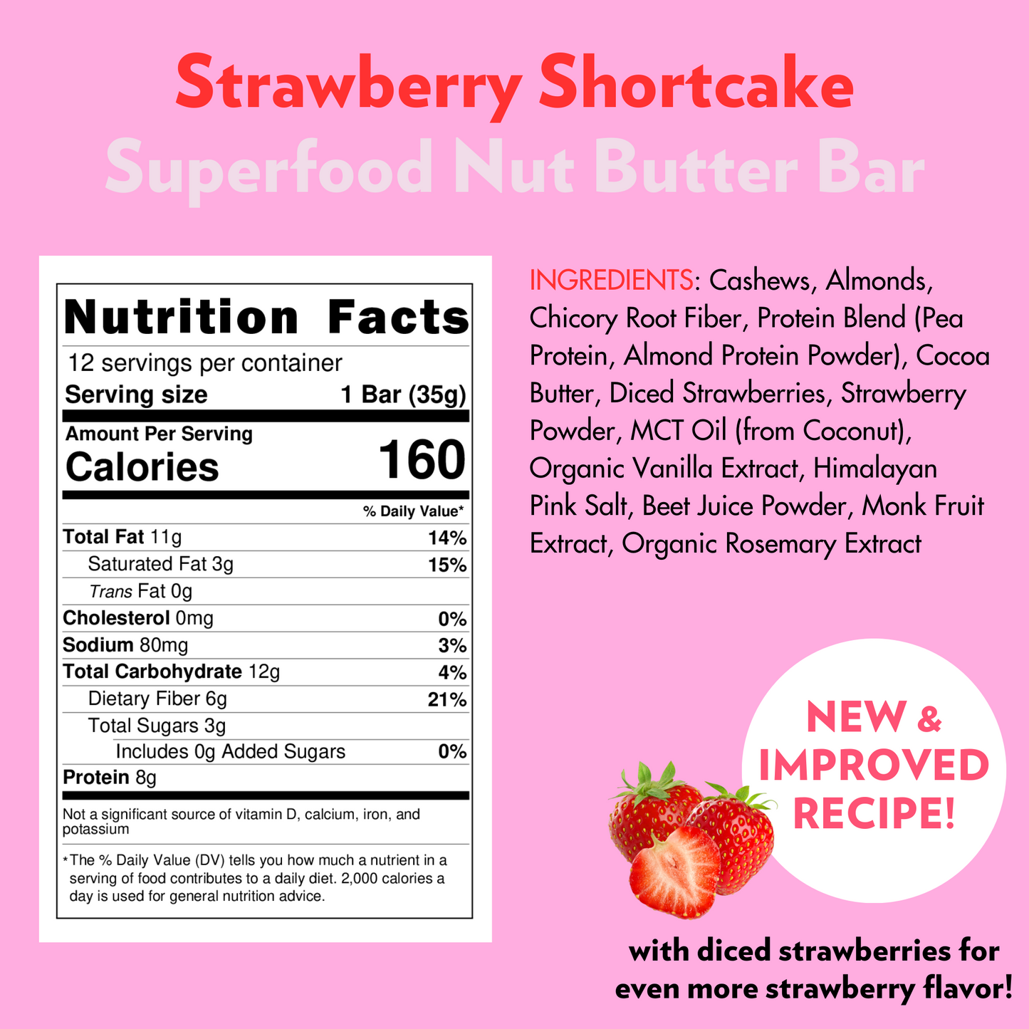 SUPERFOOD BAR BESTSELLER SAMPLER (8 Bars) UNDER 200 CALORIES