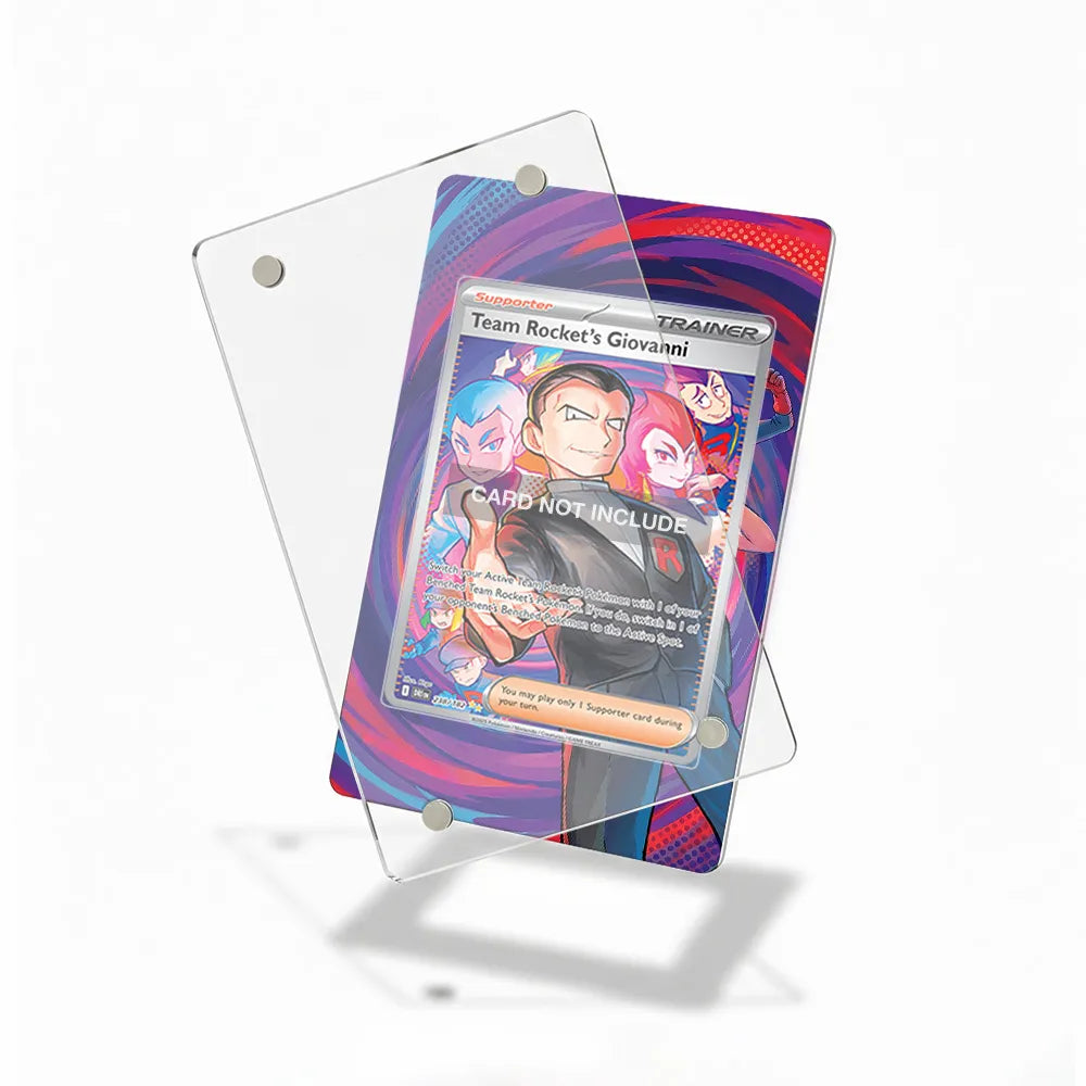 Team Rocket's Giovanni 238-182 SIR SAR Destined Rivals Extended Art Display Cases