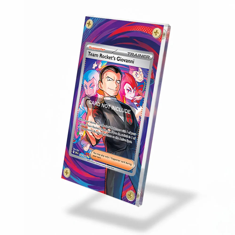 Team Rocket's Giovanni 238-182 SIR SAR Destined Rivals Extended Art Display Cases
