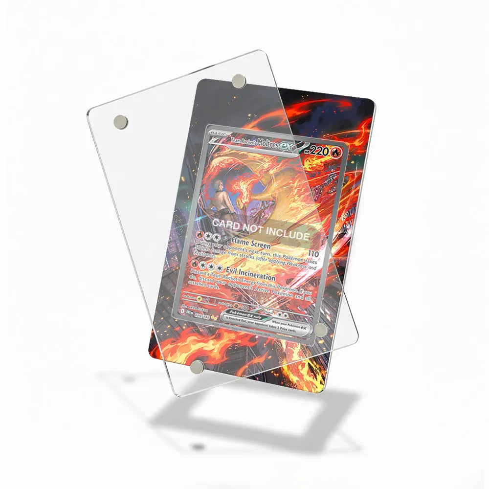 Team Rocket's Moltres ex 229-182 SIR SAR Destined Rivals Extended Art Display Cases