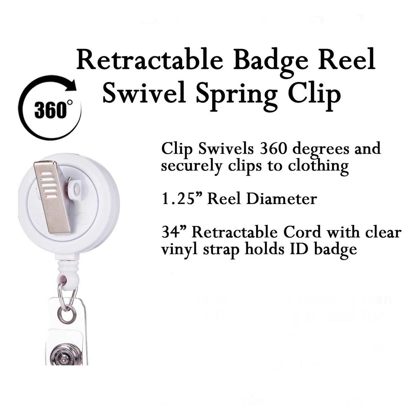 I Have Selective Hearing - Retractable Badge Reel - Carabiner - Lanyard