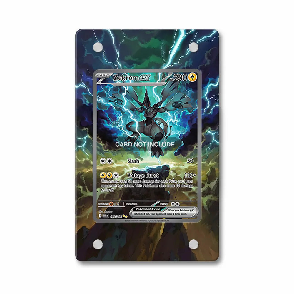 Zekrom ex 166-086 SIR SAR Black Bolt Extended Art Display Cases