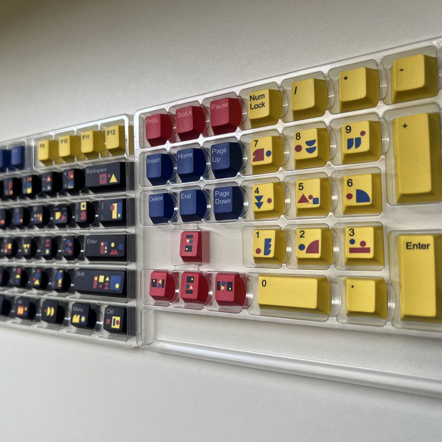 Abstract Modern Keycap Set | Designed by Raquel Colachagua