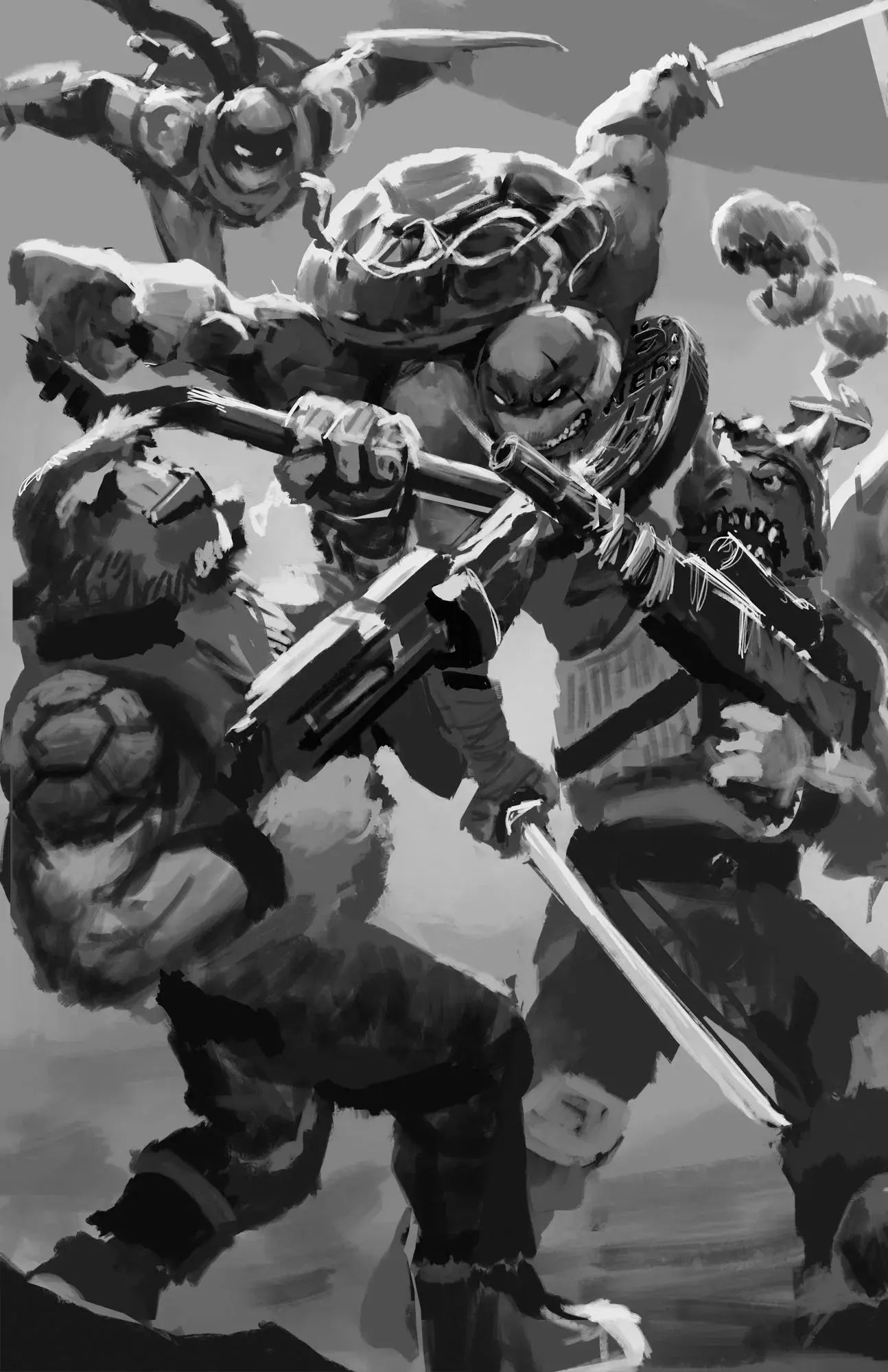 TMNT: Battle Nexus #1 Virgin - ECC NRG Exclusive (12/24/25)
