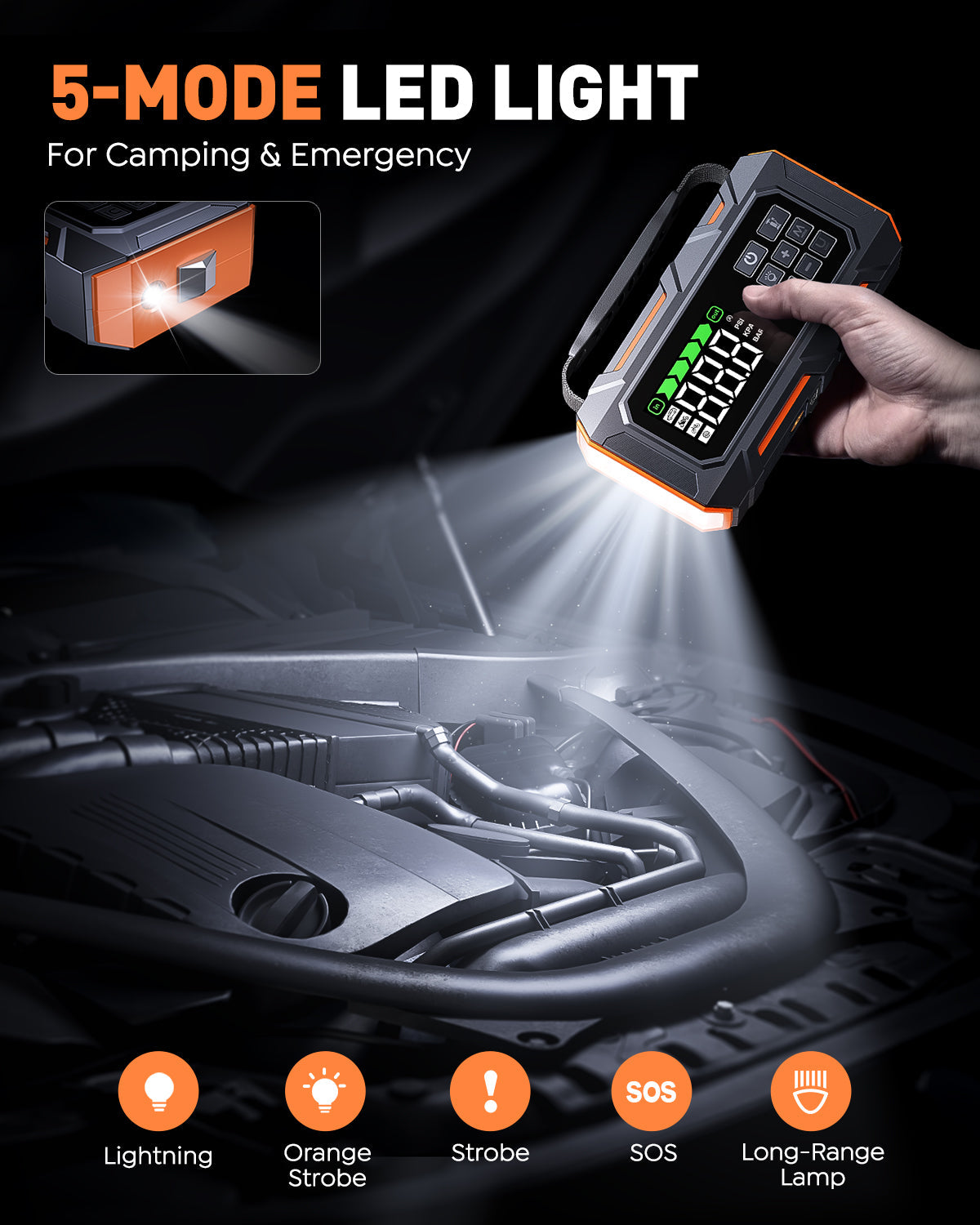 【New Arrivals】Buture Beta09 Jump Starter 8000A All‑in‑One Roadside Power Pack