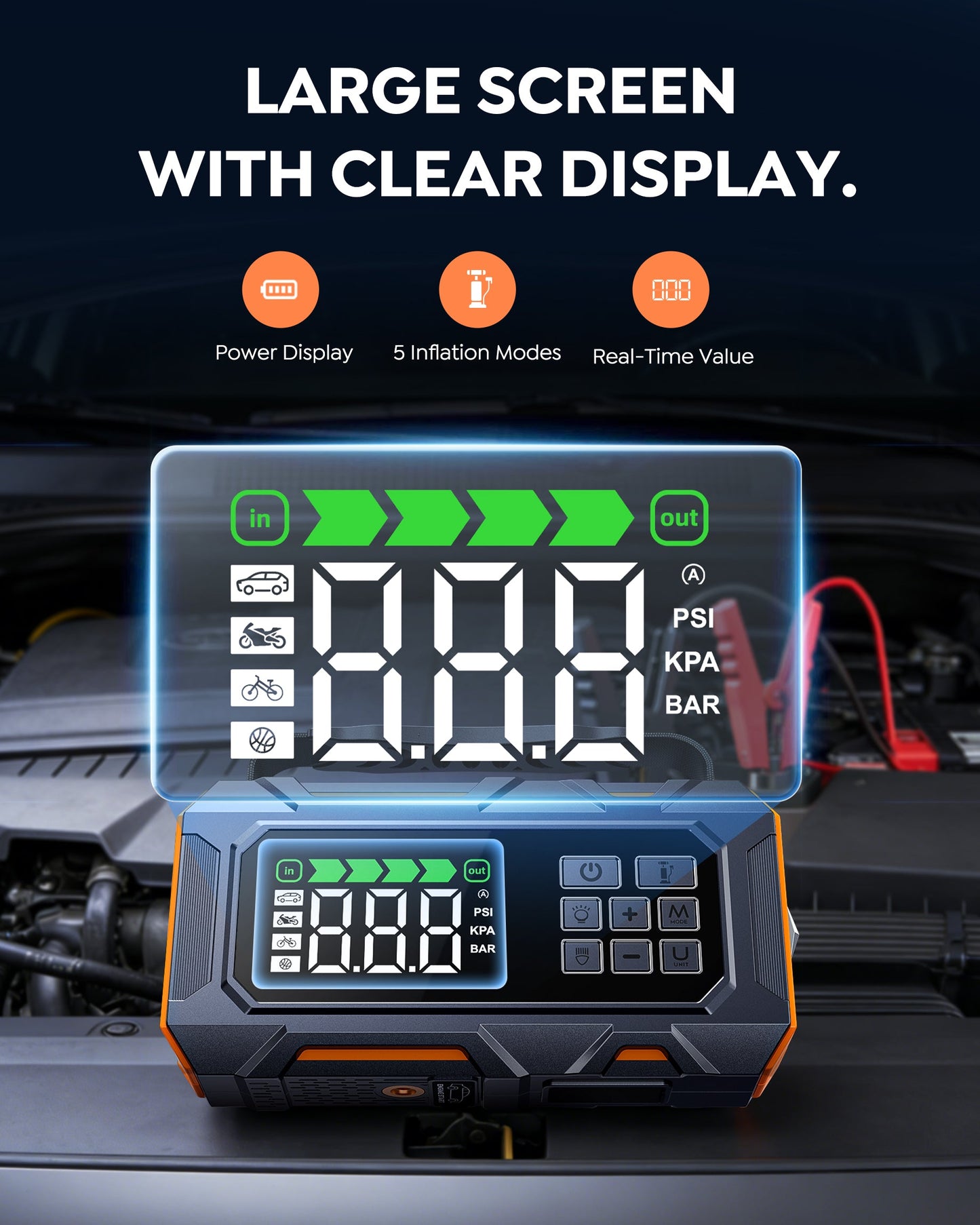 【New Arrivals】Buture Beta09 Jump Starter 8000A All‑in‑One Roadside Power Pack