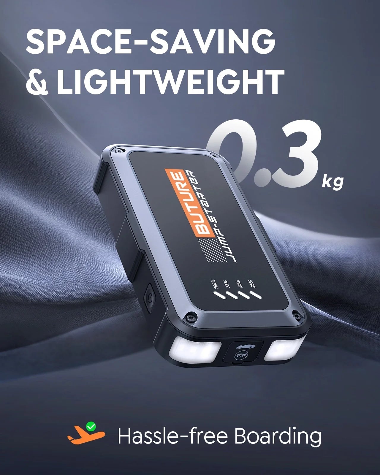 Buture Beta08 Portable Car Jump Starter 3000A 16800mAh