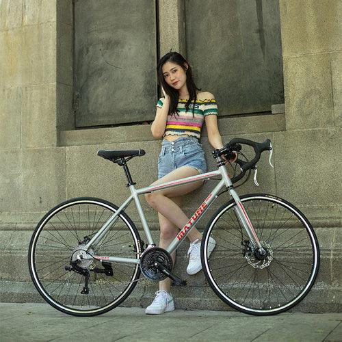 Carpat RoadLine™ 48 – Aluminum Flat Handle Road Bike (Matte Finish,
