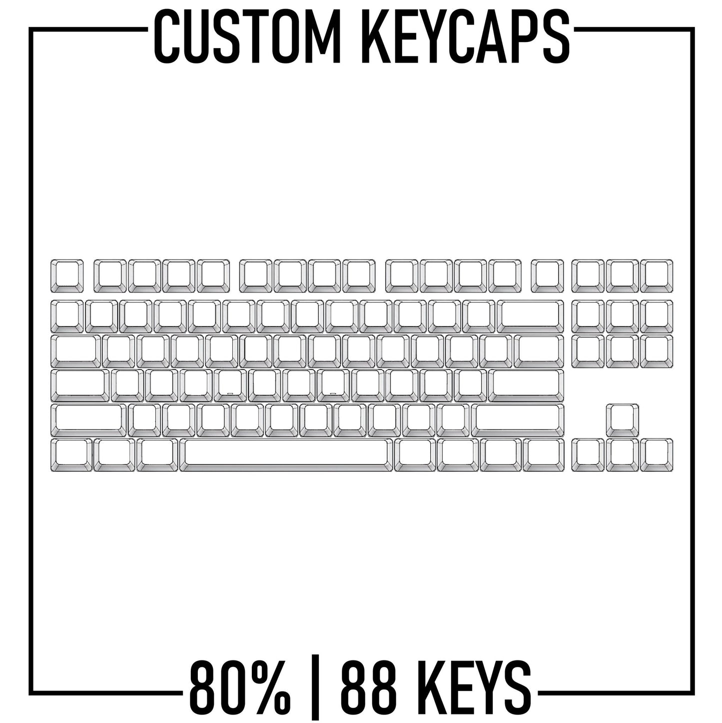 Design Studio - 80% TKL Custom Keycaps Set | PBT Keycaps