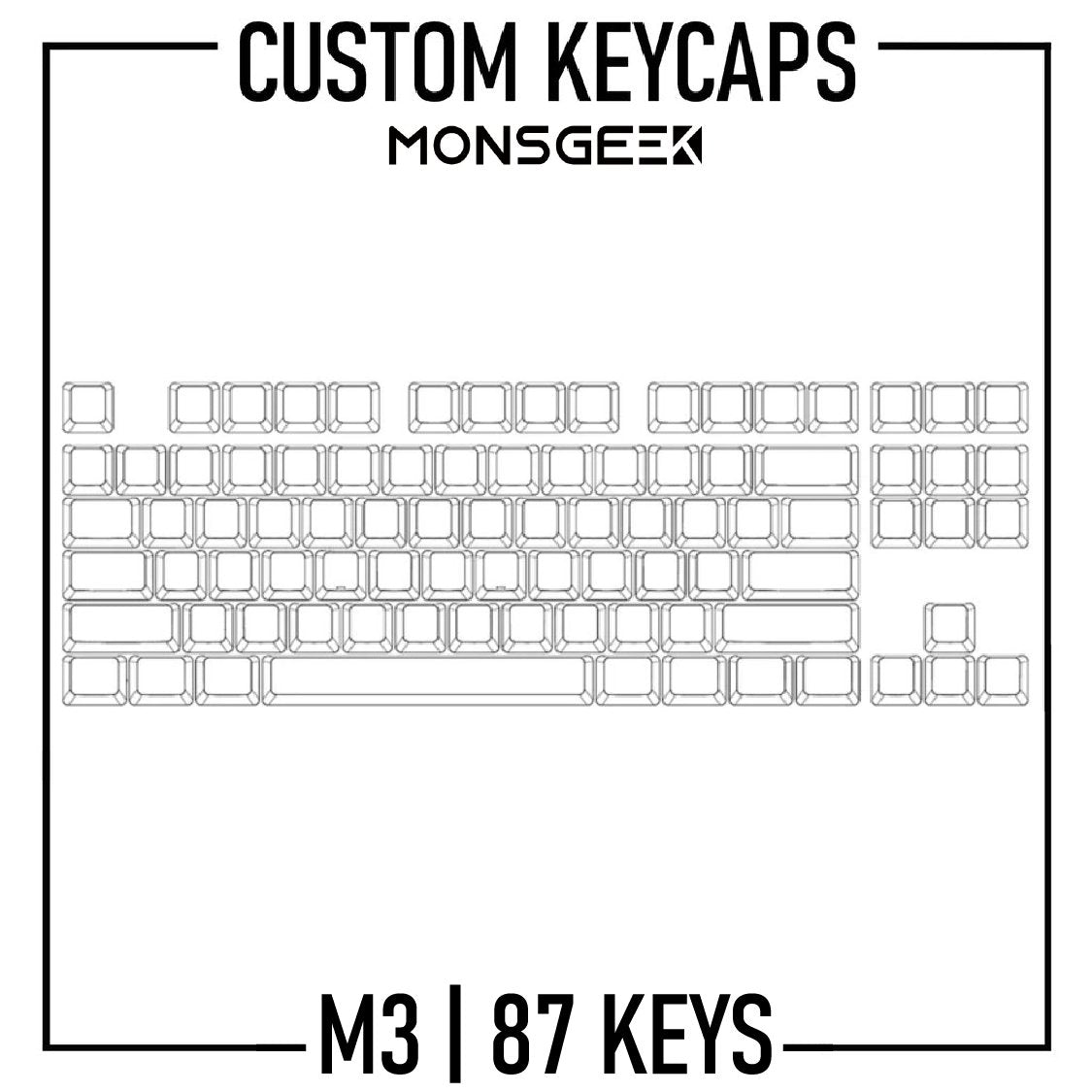 Design Studio - Monsgeek M3 Custom Keycaps Set | PBT Keycaps