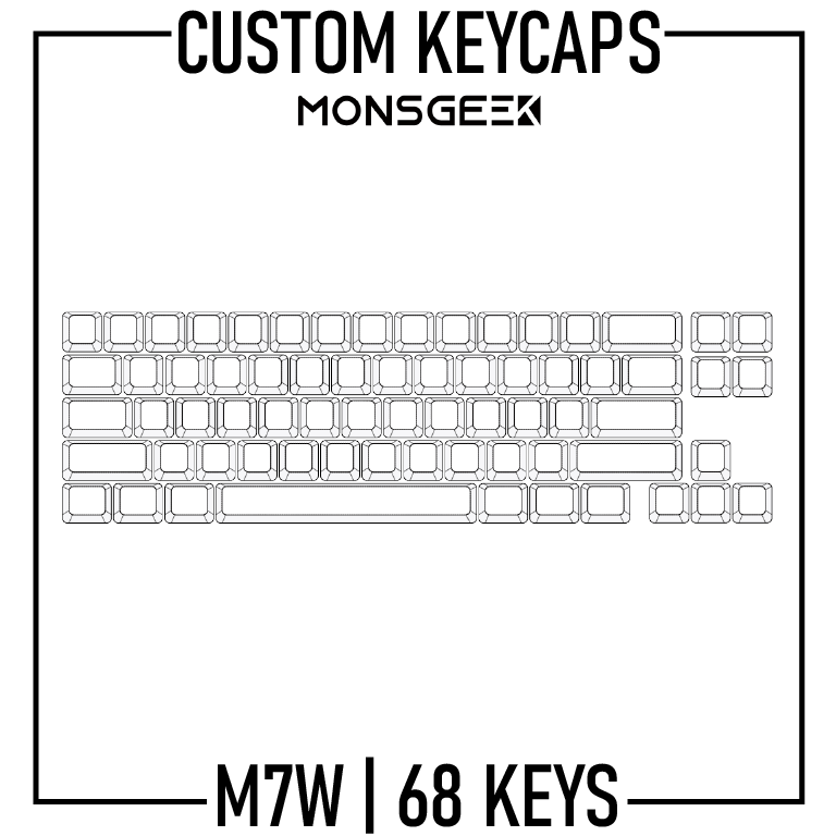 Design Studio - Monsgeek M7W Custom Keycaps Set | PBT Keycaps