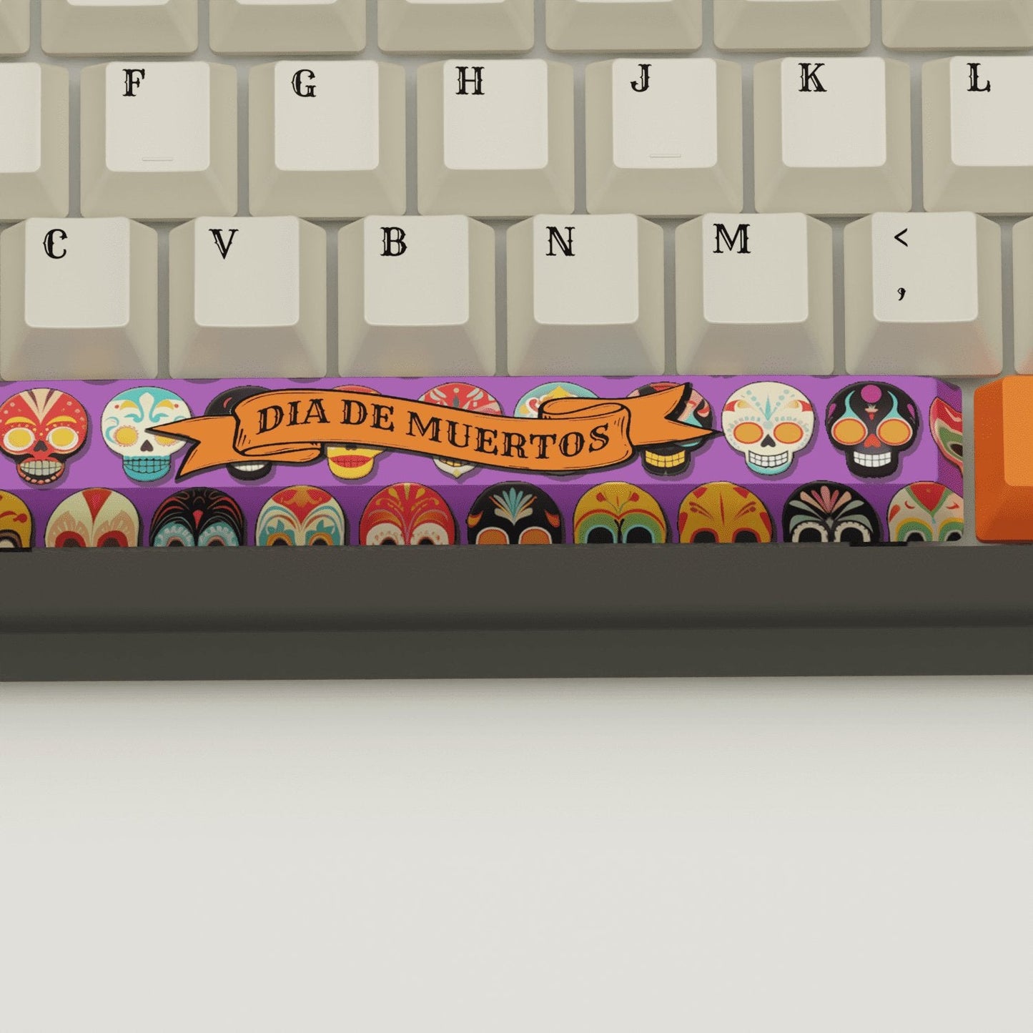 Dia De Muertos Design Keycaps and Mechanical Keyboard