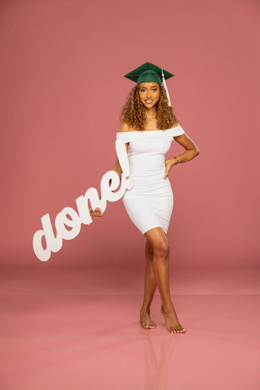 Giant 3-Foot Wood "Done!" Graduation Photo Prop | "Love this piece! So fun!"