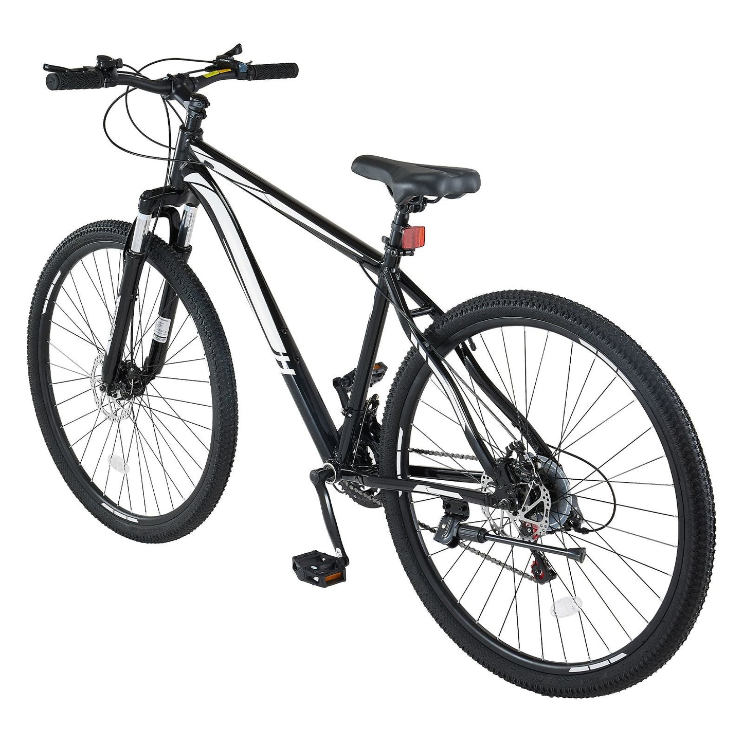 Mountain Bike, 29 inch MTB Bicycle with Front Suspension, 21 Speeds SHIMANO Twist Shifting, Comfort Saddle, Dual Disc Brakes, Aluminum Alloy Frame, Adult Sport Cycling Bicycle Trail Snow