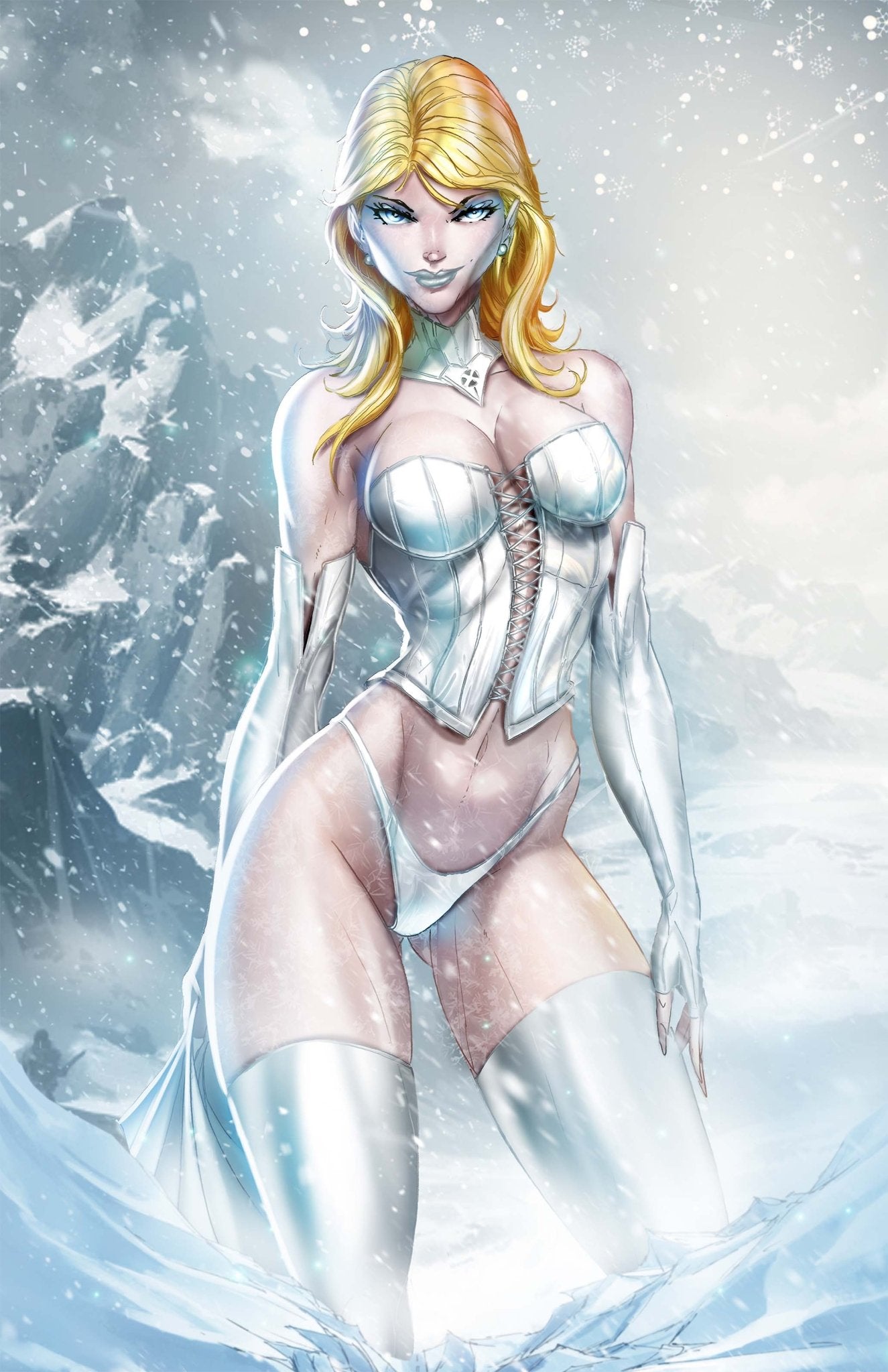 Emma Icy Print - House of velmora
