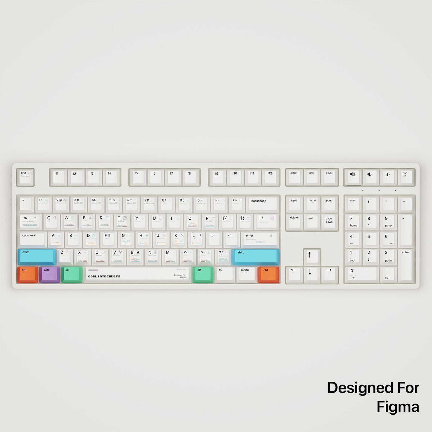 Figma Shortcut Key Mechanical Keyboard [MAC & PC] | Wireless & RGB Backlit