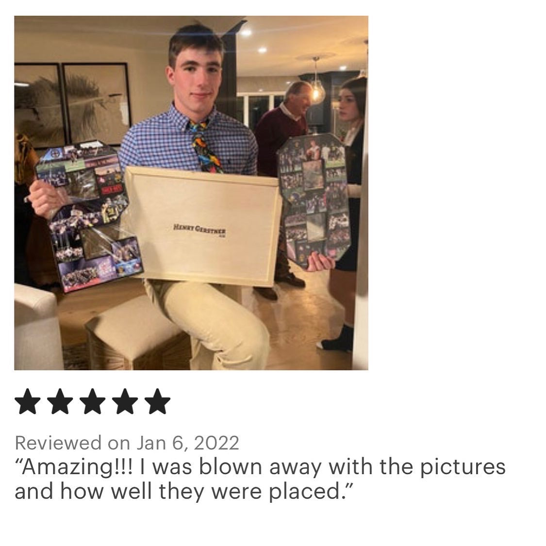 Identity Series: The Best Football Senior Night Gifts | "I'm so happy!"