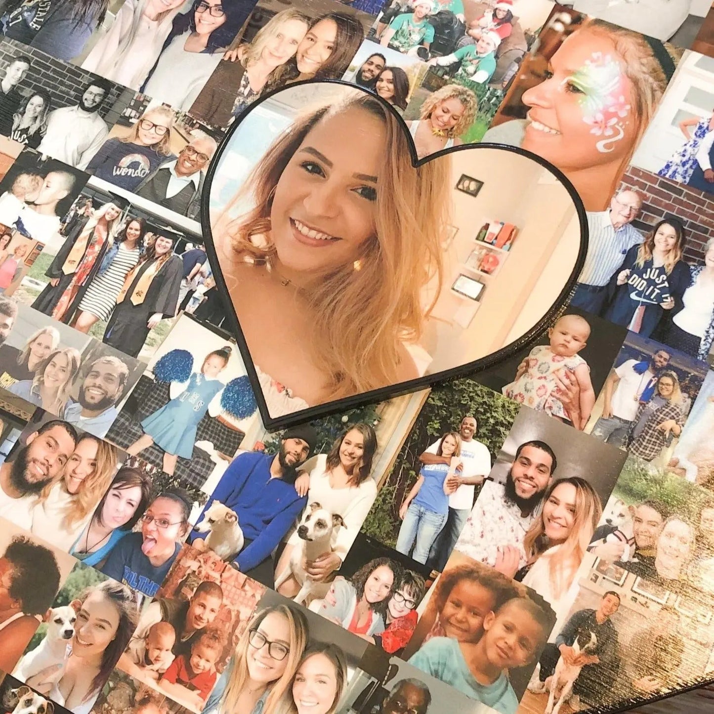 18 Inch Photo Collage Heart | "The Process Was Easy!"